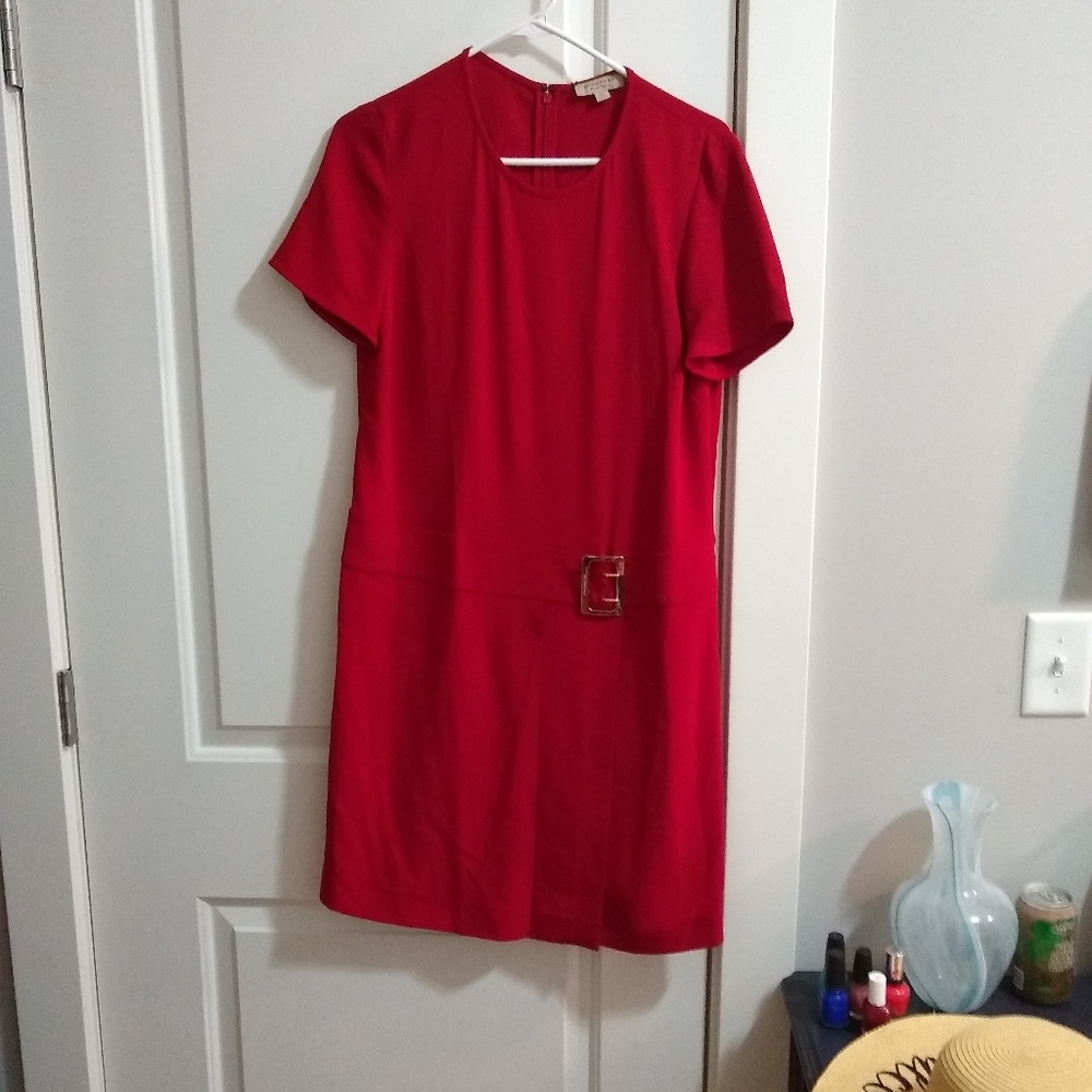 Red Burburry Dress